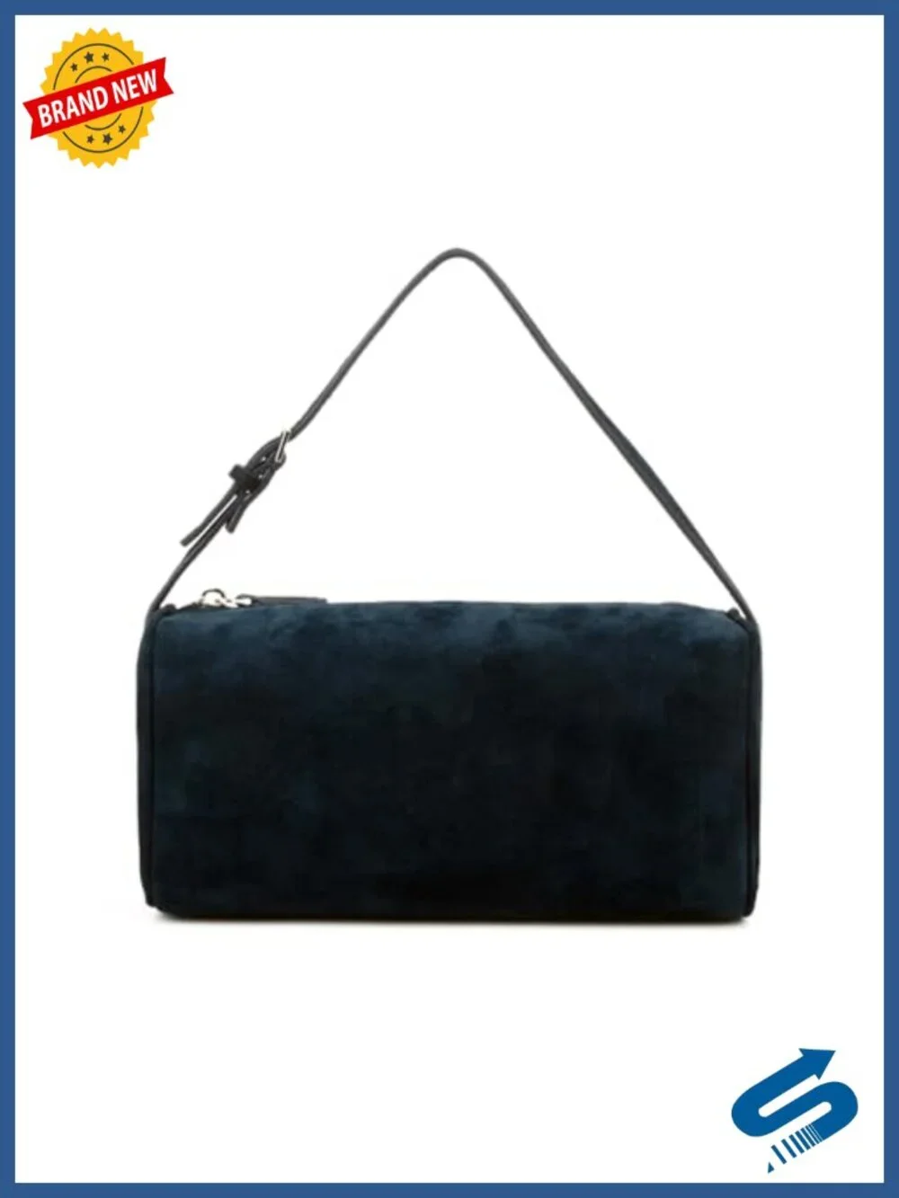 Premium Suede Leather Crossbody Hobo Bag with Adjustable Strap